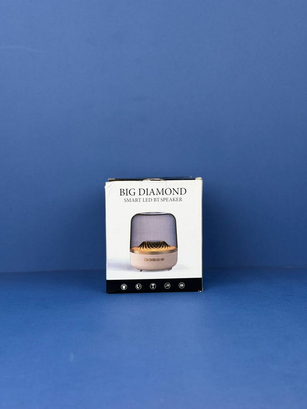 اسپیکر بلوتوثی چراغ دار دیاموند مدل BIG DIAMOND با نور LED