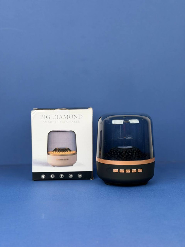 اسپیکر بلوتوثی چراغ دار دیاموند مدل BIG DIAMOND با نور LED