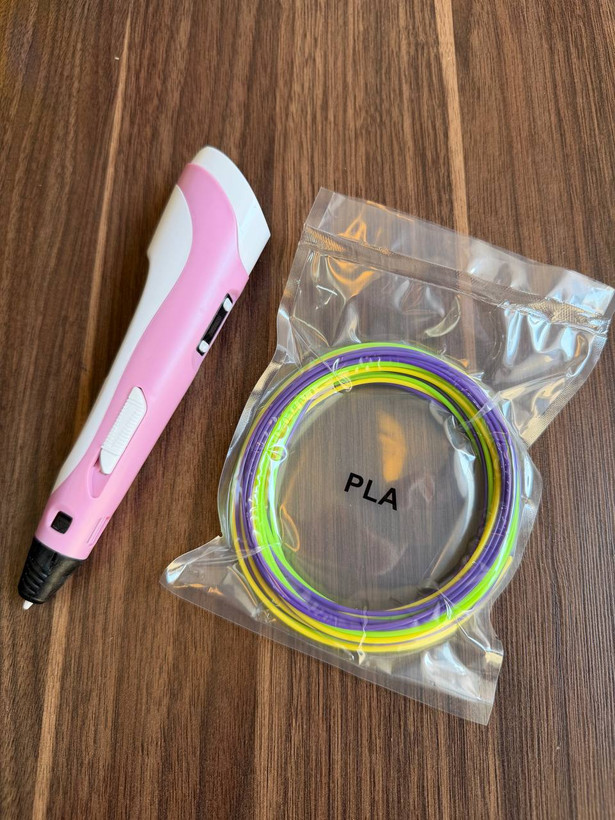 قلم طراحی سه بعدی 3D PEN-2 اورجینال | نمایشگر دار با تنظیم سرعت و فیلامنت PLA و ABS